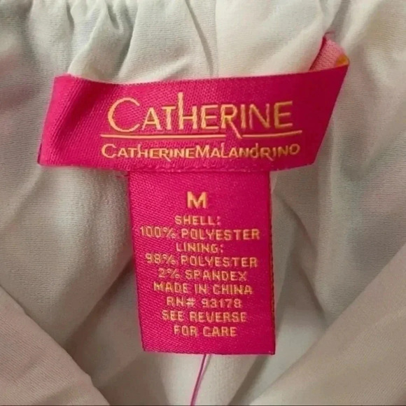 Catherine Malandrino off shoulder halter tiered dress medium - Picture 10 of 10